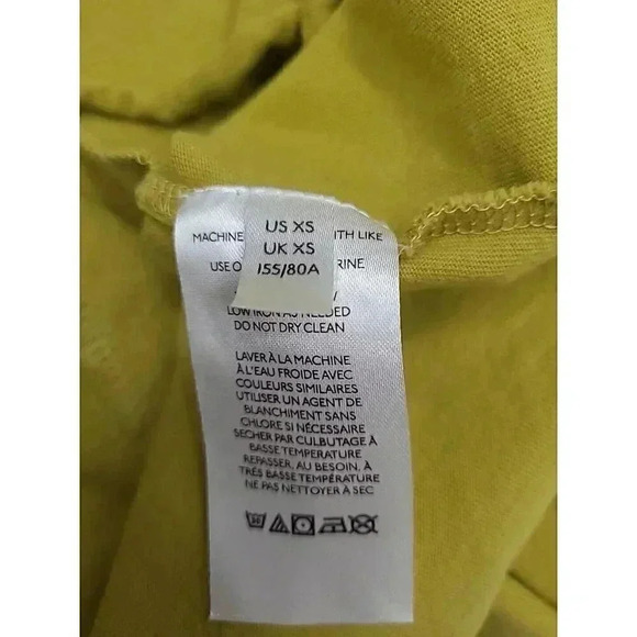 Urban Outfitters Tank Dress Women's Size XS Knee Length Pockets Mustard Yellow - Picture 6 of 7